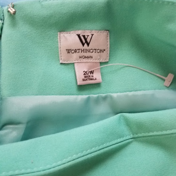 🛍 Mint 20W Pencil Skirt with Retro Vibe - Picture 2 of 6